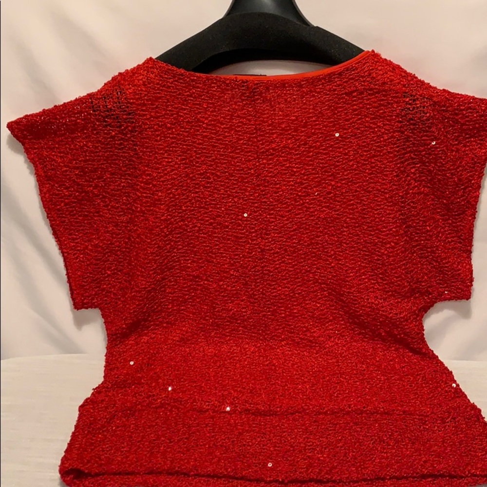 Nue Options Red Blouse - Picture 4 of 5